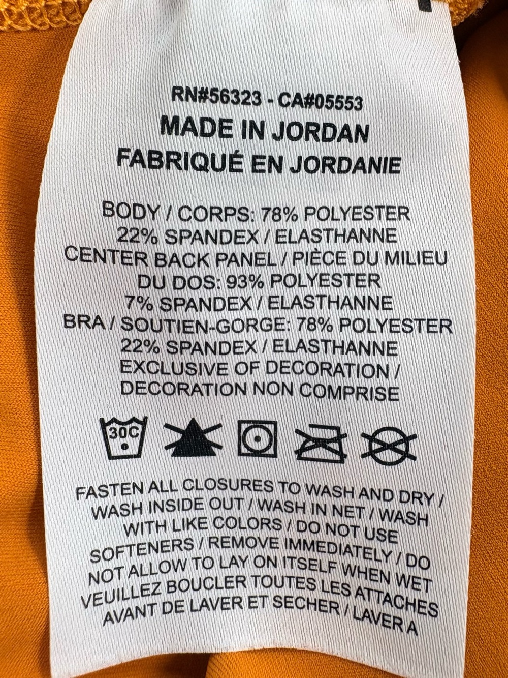 NIKE PRO Dri-Fit Cropped Tank Top Orange Zip Up Side Pockets Shelf Bra XS - Picture 6 of 12